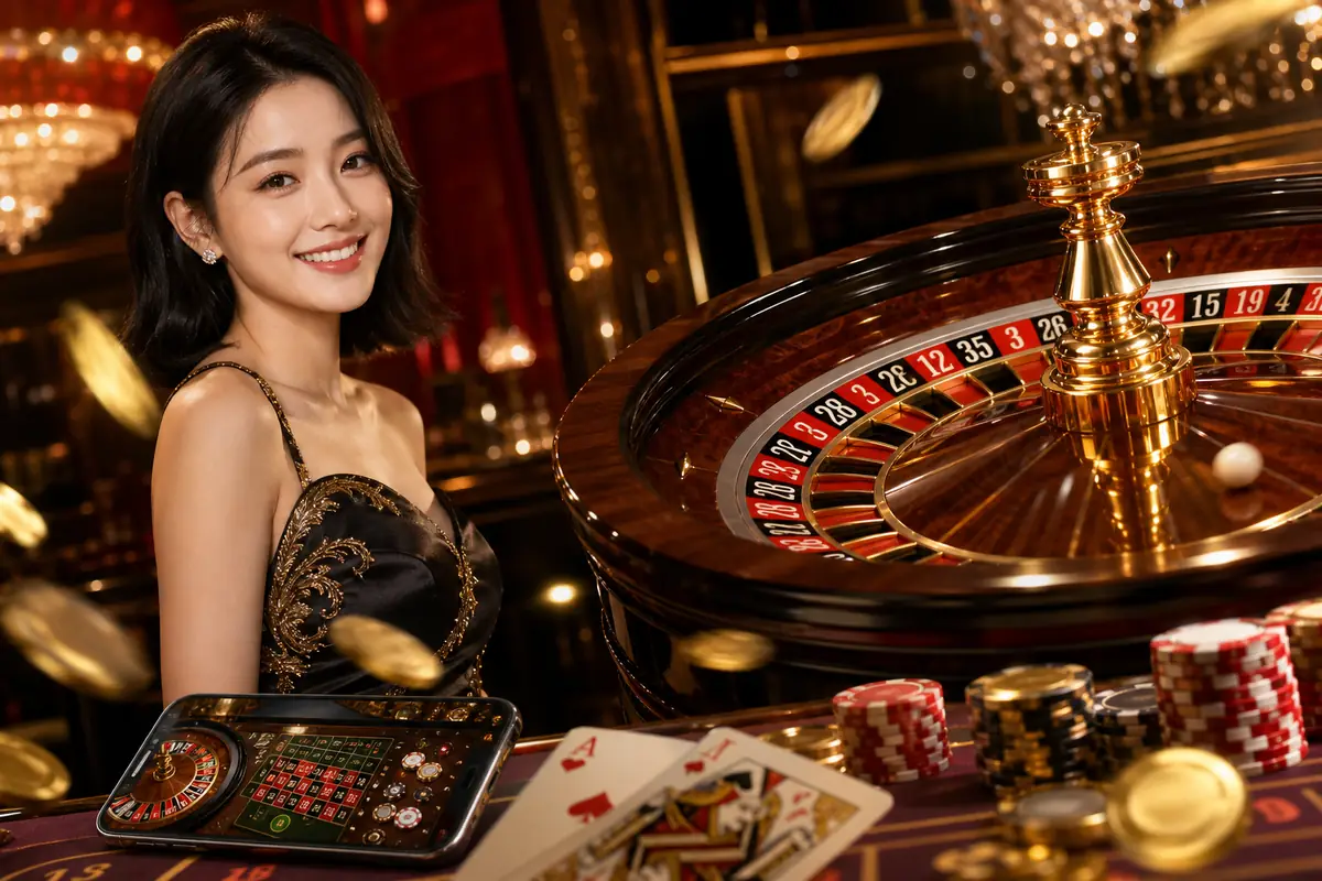 ze96 Casino suasana meja roulette live
